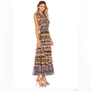 NWOT MISA Los Angeles Trina Floral Max Dress